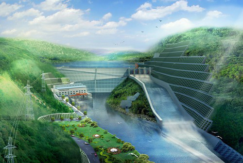 碑林老挝南塔河1号水电站项目